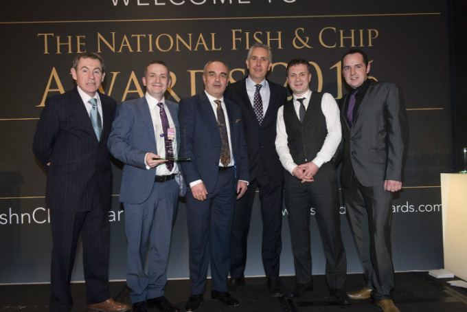 8 x 680 The team from Catch winners of Best Newcomer with Nigel Barden