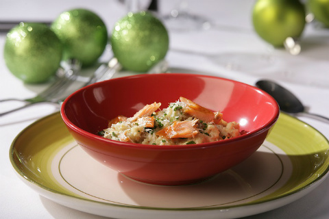 Crab and trout risotto - Discover Seafood