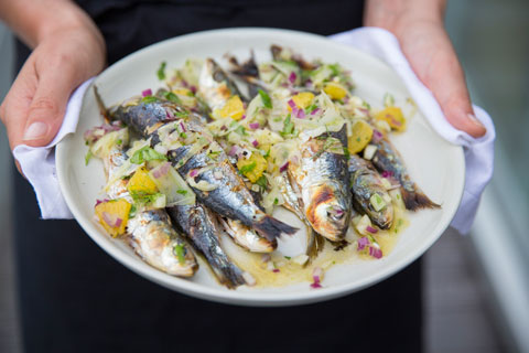 Sardines with fennel salsa - Discover Seafood