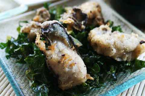 Oysters in Guinness batter - Discover Seafood
